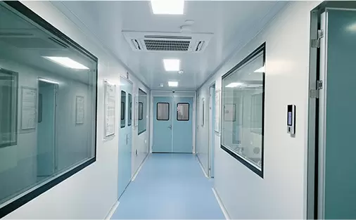 無塵室實驗室測試走廊及設施佈局表##GOOGLE_
