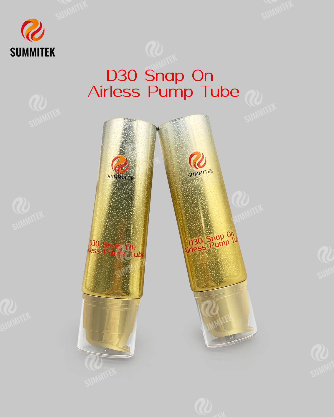 D30 卡扣式無氣壓幫浦管 |真空幫浦化妝品包裝