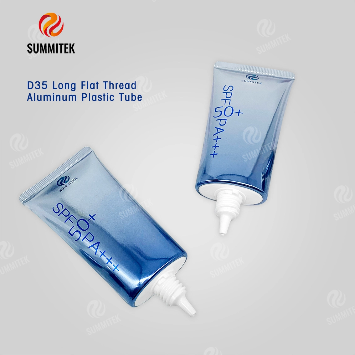 D35 長噴嘴 ABL 管 |霧面電鍍帽漸層印花防曬包裝
