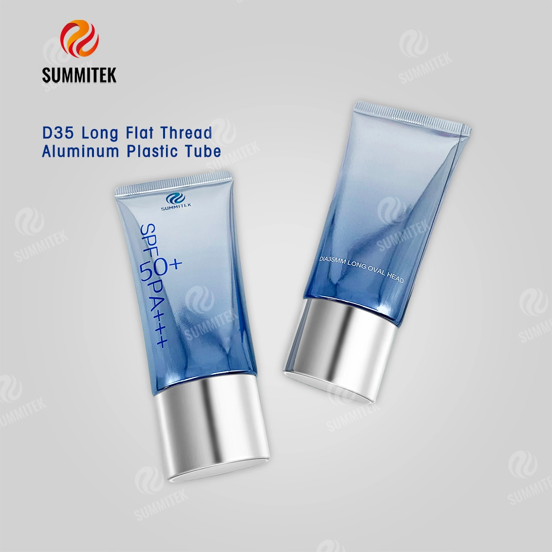 D35 長噴嘴 ABL 管 |霧面電鍍帽漸層印花防曬包裝