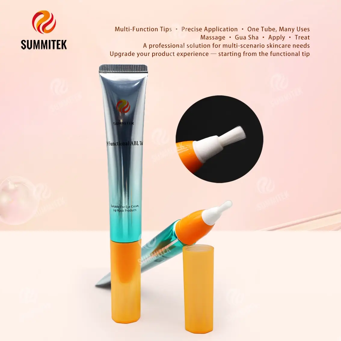 D19 Multi-Functional Applicator Tube | Custom Tips for Eye &amp; Lip Care